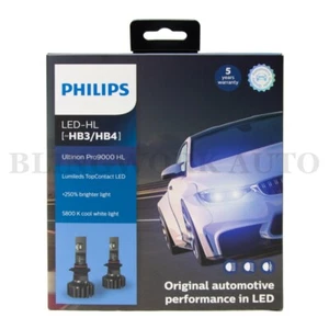 PHILIPS HB3 HB4 9005 9006 Ultinon Pro9000 LED Car Headlight Bulb Kit 5800K White - Picture 1 of 12