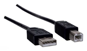 CABLE USB 1,5m mètres Type A-B pr toute imprimante Espon Canon HP Brother etc.. - Photo 1/2
