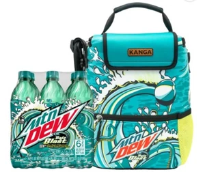 Mountain Dew Baja Blast 6 pack 16.9 fl oz bottles & Kanga Cooler Bundle IN HAND - Picture 1 of 1