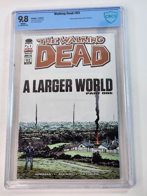 The Walking Dead 93 CBCS 9.8 White Pages Robert Kirkman Image Comics 2012 - Image 1 of 4