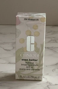 Clinique Even Better Makeup Broad Spectrum SPF 15 CN 10 Alabaster 1oz/30ml NIB - Picture 1 of 3