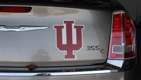 Large University of Indiana Car Magnet Hoosiers College car Tailgate Decor Cover