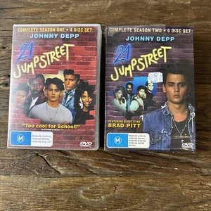 21 JUMP STREET SEASON 1 & 2 DVD BOX SET STARING JOHNNY DEPP PAL R4 - Picture 1 of 6