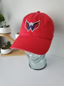 New Era Washington Capitals NHL Hat Baseball Strapback Dad Cap Adjustable Red - Picture 1 of 8