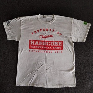Fruit of the Loom T Shirt Men XL White Clippers Basketball Harcore Fans Property - Picture 1 of 12