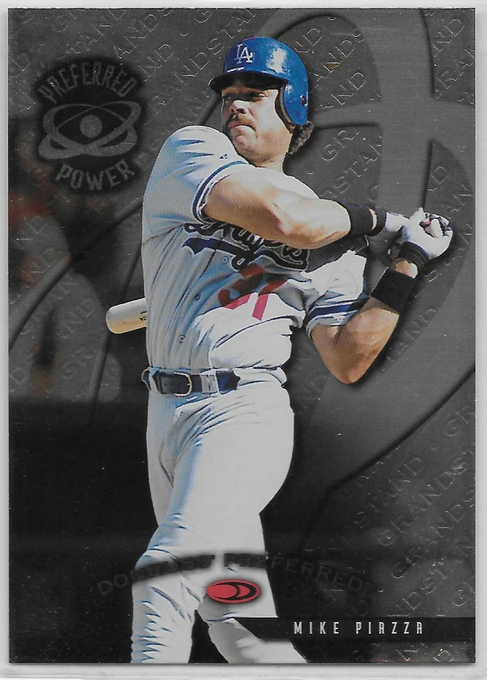 1998 Donruss Preferred #173 Mike Piazza HOF Los Angeles Dodgers - Image 1 of 1