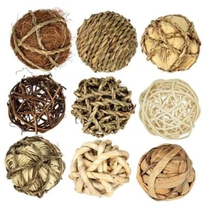 9pcs Rustic Decorative Balls for Centerpiece Bowls Vase Tray Fillers, 2.8 A - Picture 1 of 6