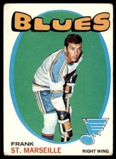 1971-72 TOPPS FRANK ST. MARSEILLE ST. LOUIS BLUES #38
