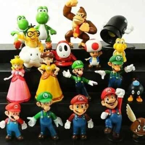 18Pcs Super Mario mini Figure Kid Toy Action Figures Collection Brithday Gift - Picture 1 of 9