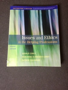 Issues and Ethics in the Helping Professions, Gerald Corey, Instructors Edition - Picture 1 of 3