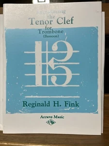 INTRODUCING THE TENOR CLEF FOR TROMBONE/ BASSOON MUSIC BOOK - Picture 1 of 1