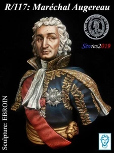Modelos Alexandros - Busto de resina Marechal Augereau 200 mm AXR117 - Imagen 1 de 5