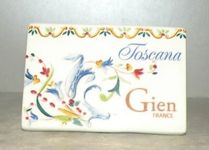 Placa de coleccionista publicitario Toscana de GIEN - Imagen 1 de 4