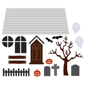 Metal Cutting Dies Stencil House Card Halloween Scrapbooking Embossing Craft F - Picture 1 of 7