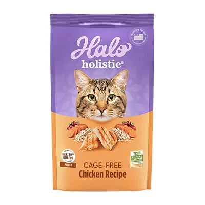 Halo Holistic Cat Food Dry, Cage-free Chicken Recipe, Complete Digestive Heal... - Image 1 of 4
