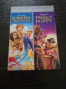 DOUBLE FEATURE JOSEPH KING OF DREAMS/THE PRINCE OF EGYPT (DVD) BRAND NEW - Picture 1 of 4