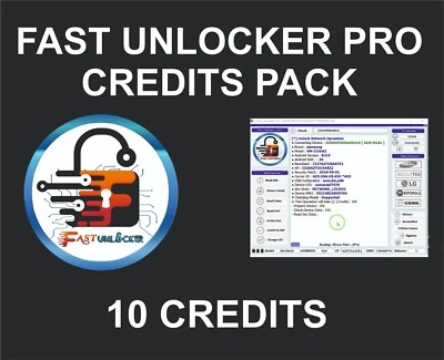 Fast Unlocker Pro, 10 Credits Pack - Image 1 of 4