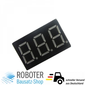 7-Segment Display 3 Bit Rot Common Anode 0.56" Arduino Raspberry DIY-Elektronik - Bild 1 von 1