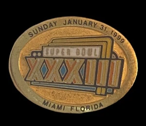 Super Bowl XXXIII Miami Florida 31. Januar 1999 Peter David Pin - Bild 1 von 8