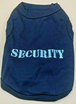 Camiseta Parisian Pet - "Seguridad" - Perro/Gatito Pequeño Foto 1 de 4