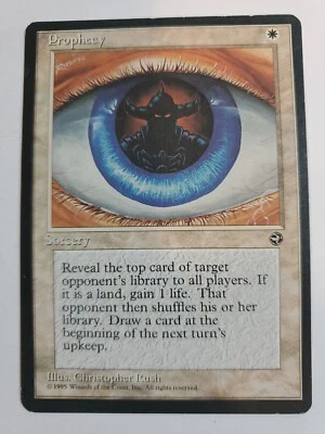 MTG Magic The Gathering Card Prophesy Sorcery White Homelands  - Image 1 of 2