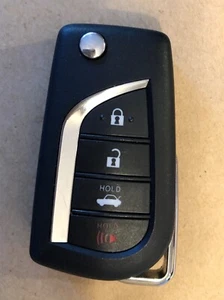 2018-2019 TOYOTA CAMRY KEYLESS REMOTE ENTRY KEY FOB FLIP KEY UNCUT HYQ12BFB OEM - Picture 1 of 6