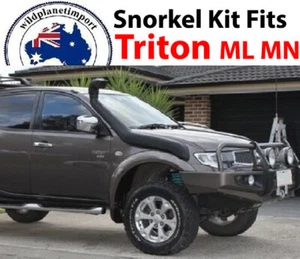  Triton Snorkel Kit Air Intake Mitsubishi ML MN 2006 Onwards 4x4 4WD Diesel - Picture 1 of 5