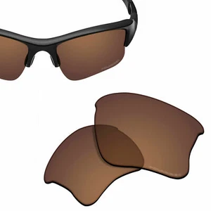 HPO Lenti di ricambio per acqua salata per Oakley Flak Jacket XLJ - Marrone - Foto 1 di 6