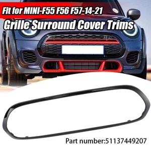 For Mini Cooper S F55 F56 F57 2014-2021 Front Bumper Grill Surround Cover Trim - Picture 1 of 12