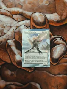 Magic the Gathering Angel of Serenity #1 Hand Painted Unique Custom MTG Alter - Picture 1 of 1