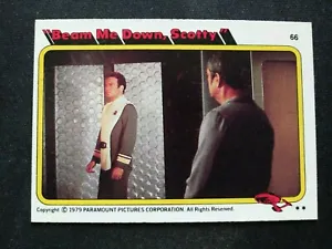1979 Topps Star Trek: The Motion Picture Card # 66 "Beam Me Down Scotty" (EX) - Picture 1 of 3