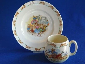 Juego de platos y tazas Royal Doulton BUNNYKINS - Imagen 1 de 8