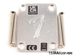 Fender Player II Precision P Bass NECK PLATE 4-Bolt "F" Stamped --Chrome - Picture 1 of 1