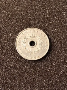 Vintage 1966 10 Lepta Greece Coin Ten Lepta Greek Coin Grapes Design World Coin - Picture 1 of 5
