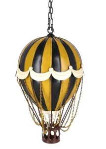 Heißluftballon zum Aufhängen aus Blech Handarbeit Deko Sammlerhaus - Bild 1 von 4