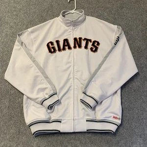 San Francisco Giants Stitches Jacket Mens XL White Full Zip - Picture 1 of 15