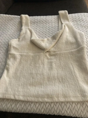 ONEILL 罗纹裁剪上衣宽肩带背心霜 XS — 第 1/4 张图片