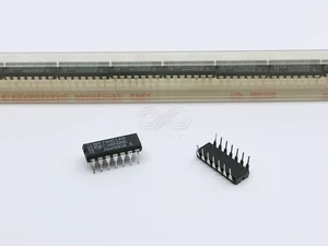 5PCS 74HC14N Philips CMOS Hex Schmitt-Trigger Inverter 2–6V PDIP-14 74HC14 - Picture 1 of 3