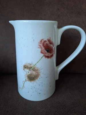 Jarra de ratón Wrendale Design The Flowerpot. Por Royal Worcester Foto 1 de 4