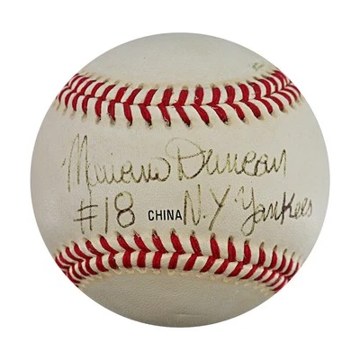 Béisbol Mariano Duncan Yankees Autografiado Firmado Inscrito Aprobado (JSA COA) Foto 1 de 3