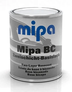 Mipa BC 2-Schicht-Basislack BMW 354 Titansilber met. unverdünnt 1L Autolack - Bild 1 von 1