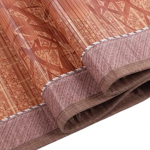 Portable Cool Summer Mat Double Sided Folding Bamboo Mat For Children 947 - Picture 1 of 12