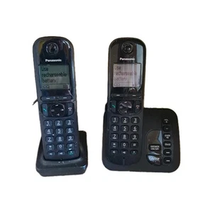 Panasonic KX-TGC220E Twin Telephone With Answering Machine Working Used - Picture 1 of 8