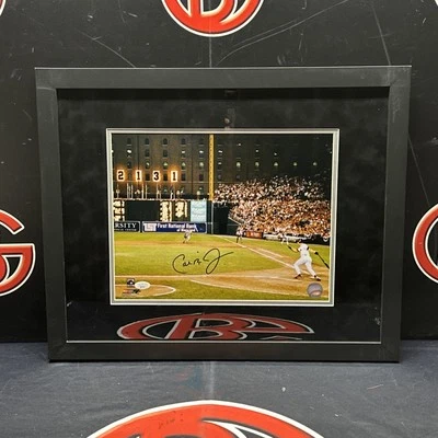 Cal Ripken Jr Autographed Baltimore Orioles Framed 11x14 Photo Signed JSA COA - Image 1 of 3
