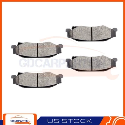 4 Pcs Rear Ceramic Brake Pads For 1997-2010 2011 2012 2013 Chevrolet Corvette - Image 1 of 4