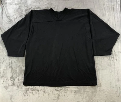 vtg CCM Hockey Jersey Shirt Men Large Black Practice Number 10 Mesh Top Training - Image 1 of 4