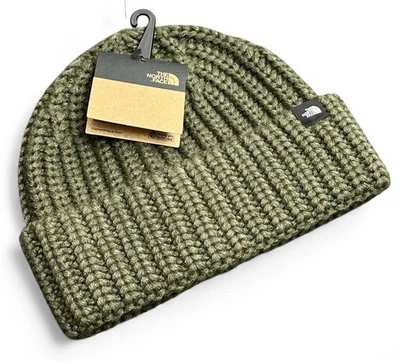 Gorro North Face Grueso Tejido Costilla Unisex NF0A4SI321L Watchman Verde Topo Foto 1 de 4