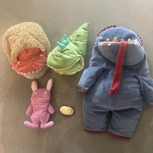 Peluche Big Mouth Food Chain Friends Alpha Series--¡Cinco amigos de la cadena alimentaria! - Imagen 1 de 10