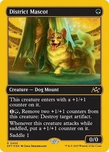 District Mascot - First-Place Foil Magic mtg Light Play, English Aetherdrift x1 - Picture 1 of 1