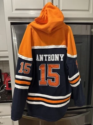 Vintage Carmelo Anthony Syracuse Orange Hockey Style Pullover Jersey Hoodie 2xl - Image 1 of 4